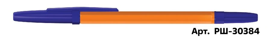 Blue Ballpoint Pen STAMM "Optima" 1mm, Orange Body