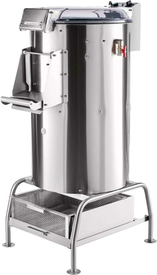 ماكينة تقشير البطاطس المطبخية MKK-500-01 مع قاعدة وجامع لب (تصدير) Cubitron-3M
