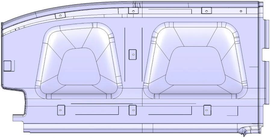 Roof Trim Cover A65R23-5702051