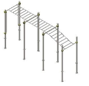 جهاز تمارين أفقي قابل للتعديل AKS-712