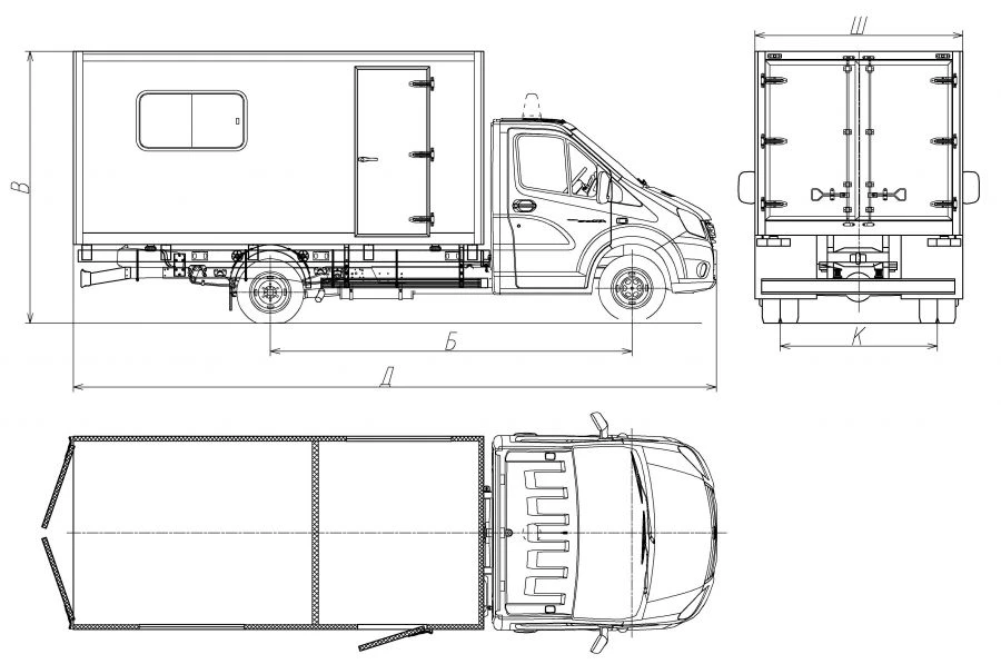 Diesel Freight Truck for Hazardous Cargo, Model 47951P-1