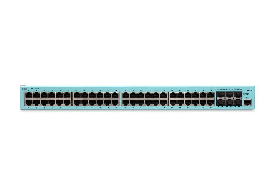 مفتاح شبكة IQTools 1148-T-6X10G لسرعة الاتصال العالية