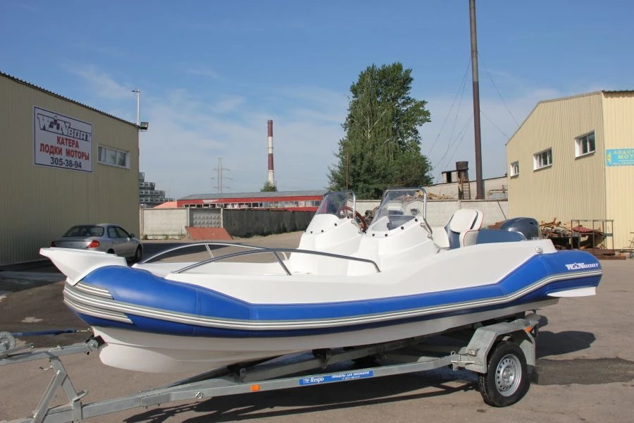 Жесткие надувные моторные лодки WINBOAT 530R