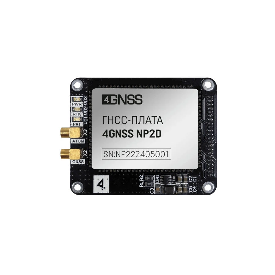 لوحة مستقبل GNSS مزدوجة الهوائي 4GNSS NP2D