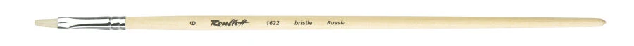 Flat Hog Bristle Paint Brush for Painting and Restoration