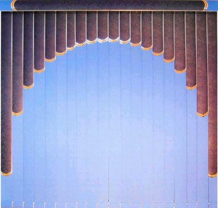مصاريع عمودية متعددة الملمس حسب الطلب للاستخدام السكني