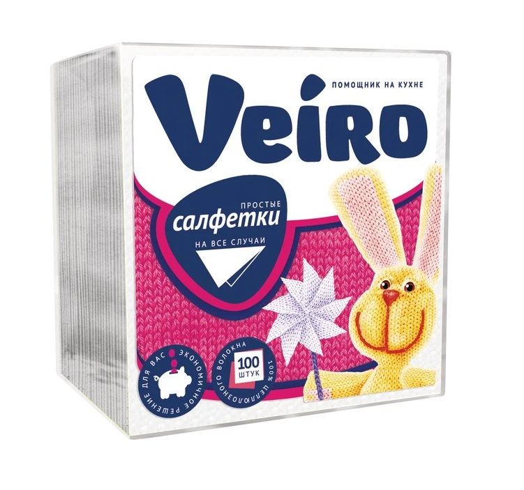 Салфетки Verio 100шт