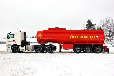 Полуприцеп-цистерна ППЦН-968810-28 для перевозки темных нефтепродуктов