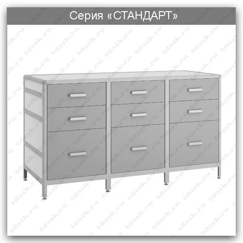 Стол-тумба лабораторный серии Стандарт: СТ.01.03