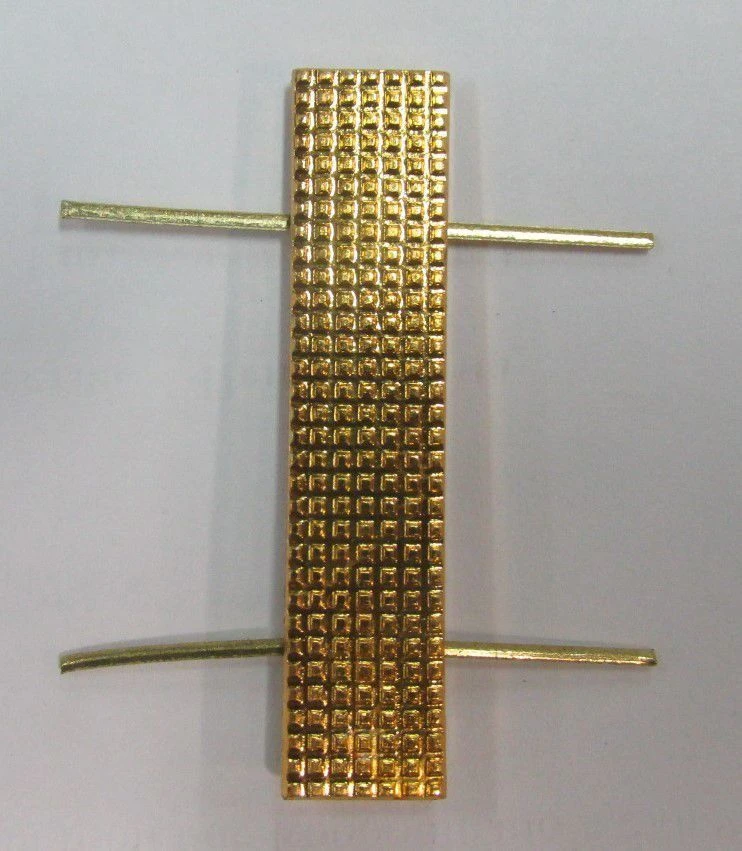 شارة سيرجنت معدنية ذهبية لموظفي OVD الروسية، 10x45 مم