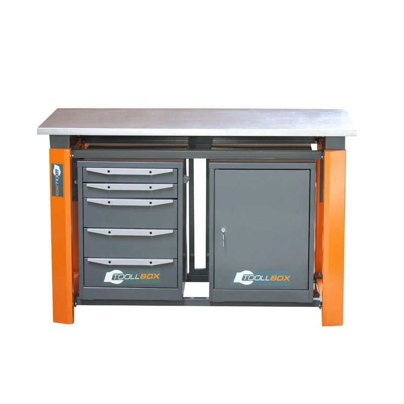Верстак двухтумбовый серии Toollbox TBP1800(ТВ0-ТВ5)
