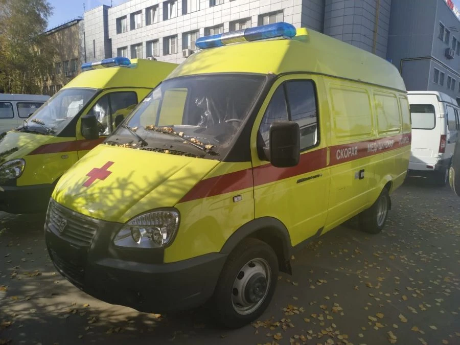 سيارة الإسعاف الطبية الطارئة من الفئة أ، ب، ج على أساس سيارة جازيل بيزنس IAЦ-1767M5