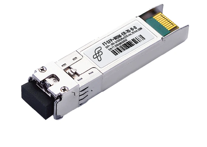 Приемопередатчик оптический (трансивер) FT-SFP+WDM-ER-70-B-D