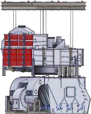 فيكة خورولسكا HV-80 (HBX-4) لفصل بذور عباد الشمس