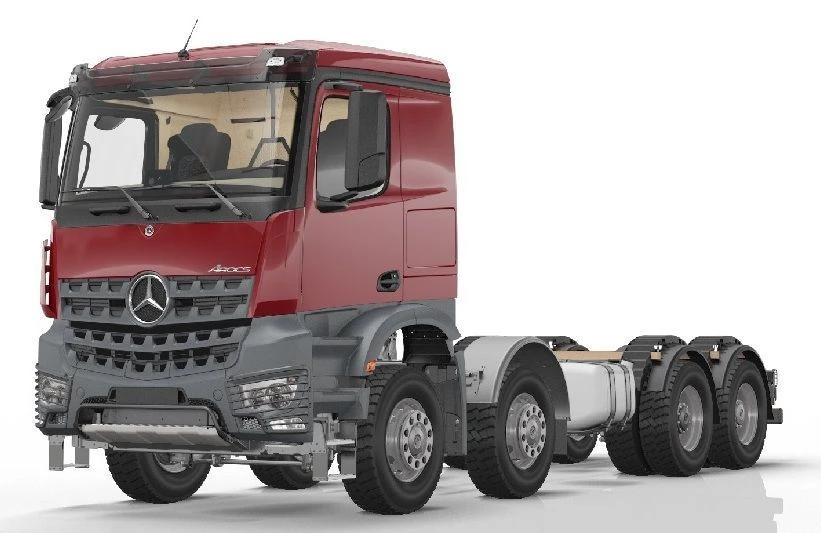 Шасси Mercedes-Benz Arocs 4158 AK с кабиной F1T