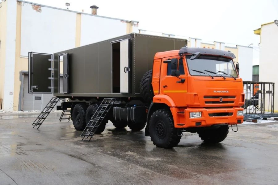 Автомобили грузовые мод. 5759F1, 5759F4 без КМУ на базе шасси / ТС КАМАЗ мод. 43118-A5, 5350-D5