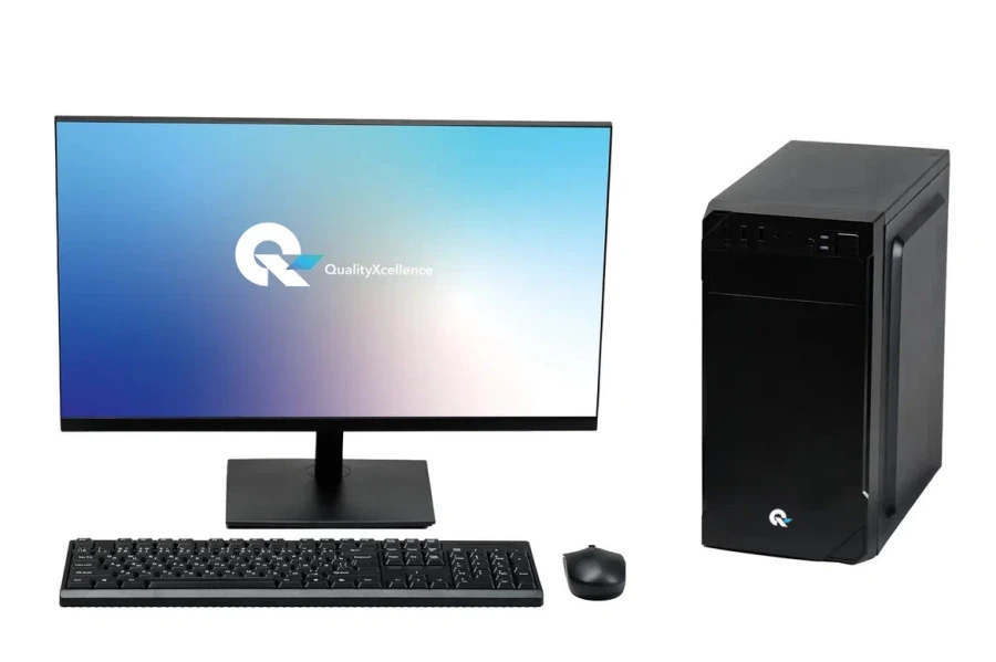 محطة عمل آلية QX "AWS B760/24-1102" بشاشة 23.8 بوصة
