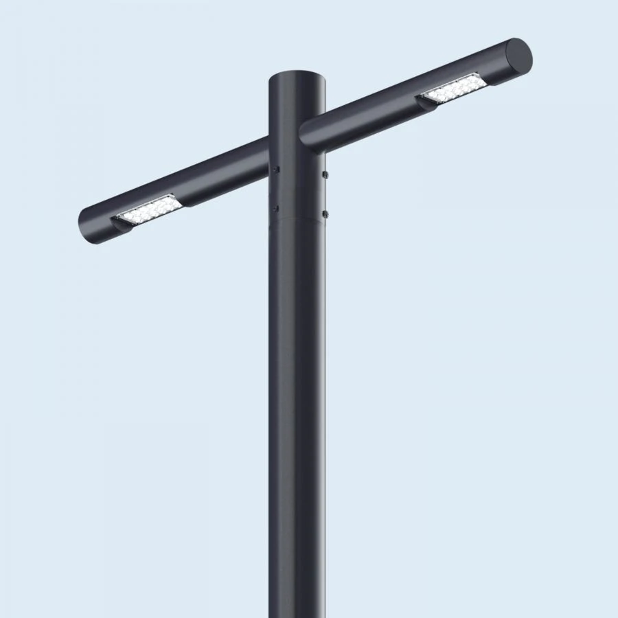 مصباح الشارع LED الحديث LV-MAST 2x12