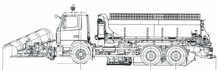 Машина комбинированная КО-829БМ, тип КО-829БМ, базовое шасси МАЗ-6312С3, МАЗ-6312С5