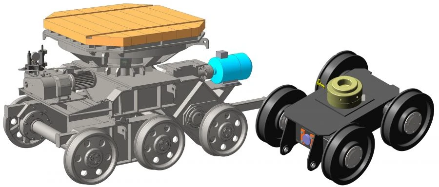 Non-Self-Propelled Slipway Trolleys for Shipbuilding