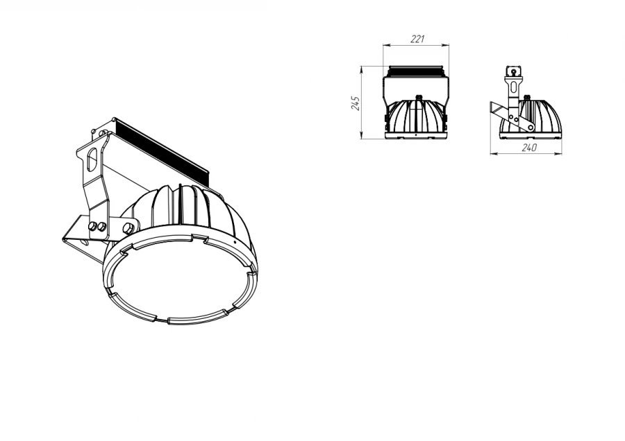 مصابيح LED من سلسلة FHB، تعديل FHB R