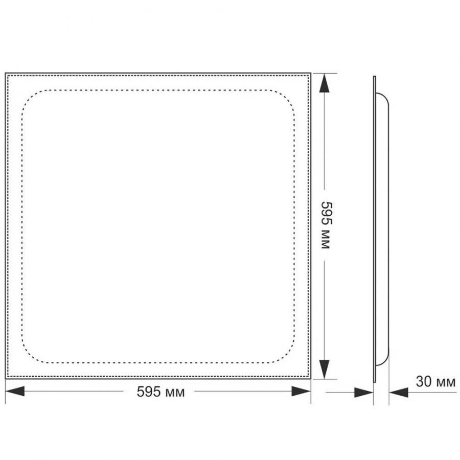 مصباح LED مدمج VPS-OF-2-0606-35-D2-B-5K