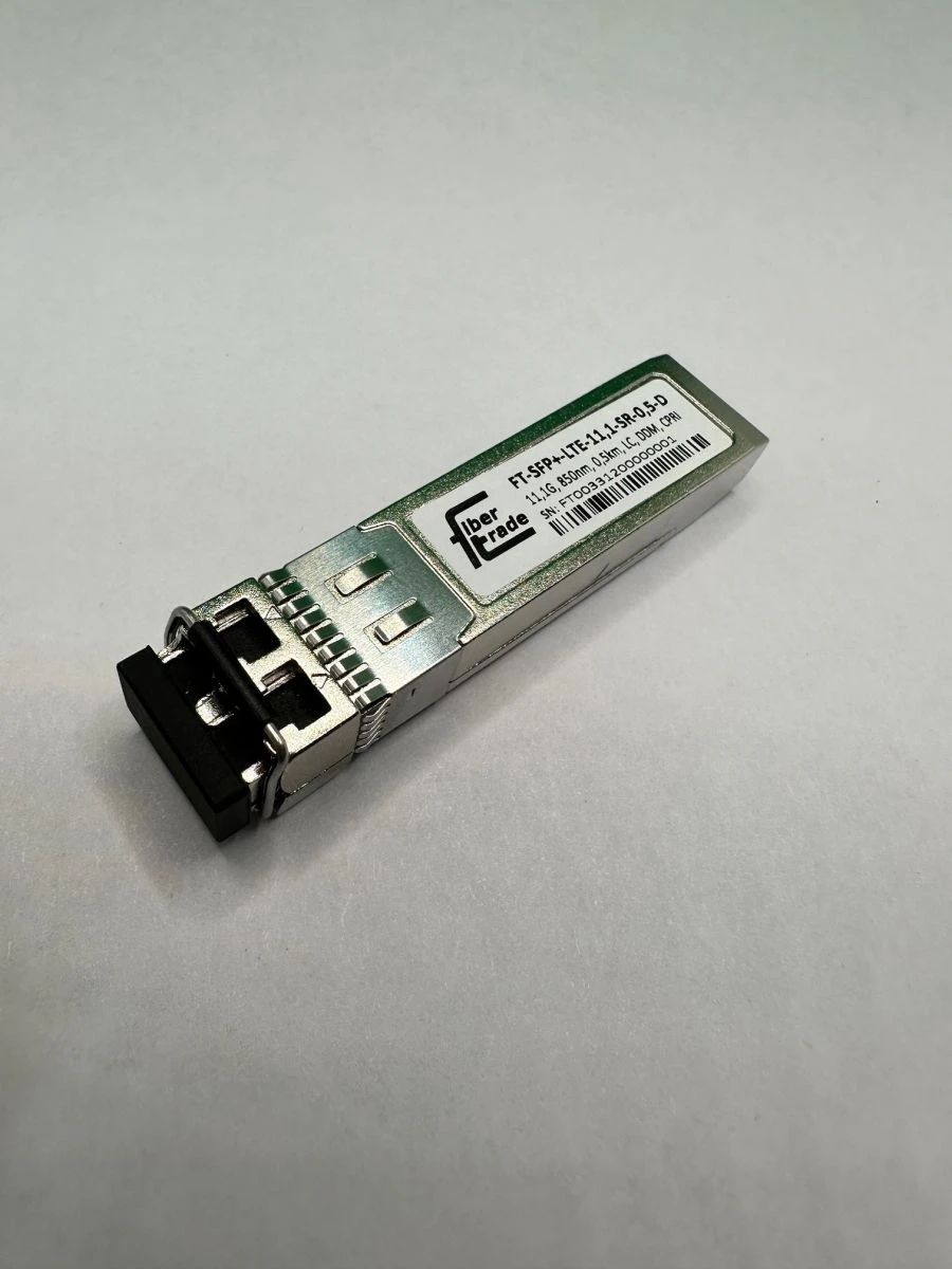 جهاز إرسال واستقبال بصري SFP+ يصل إلى 11.1 جيجابت في الثانية FT-SFP+-LTE-11,1-SR-0,5-D