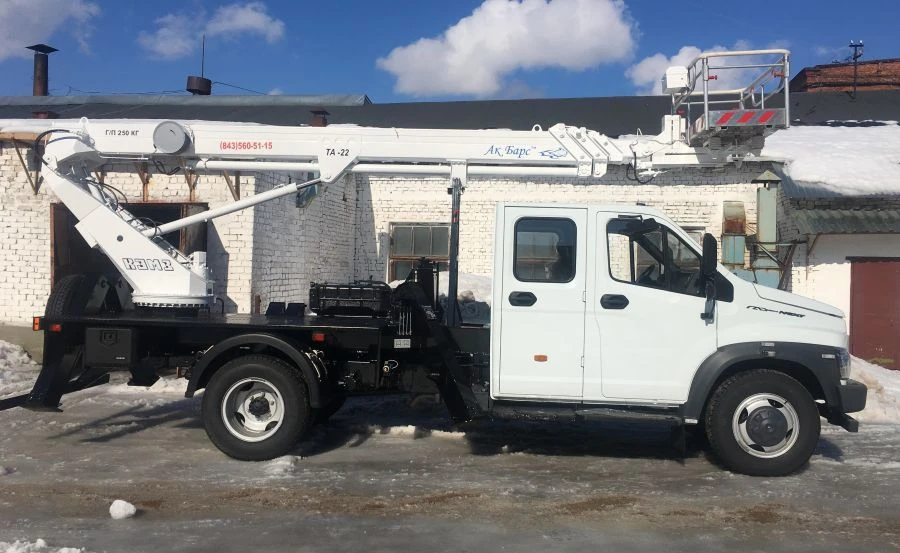TA-22 Aerial Work Platform on GAZ Chassis C42A43, C42R33, C42R36