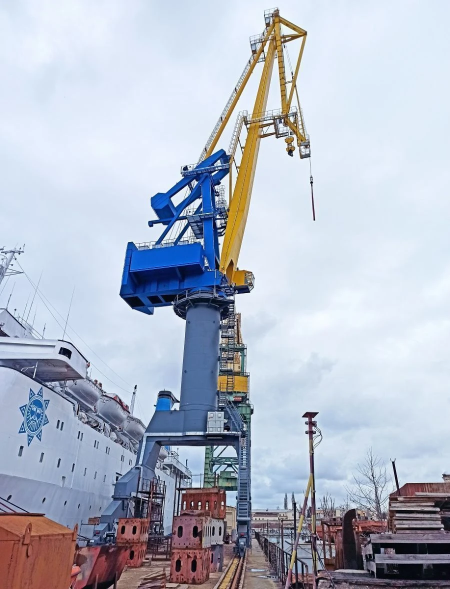 Кран портальный монтажный КПМ 80/35-35/50-10Т, грузоподъемностью 80/16 тонн