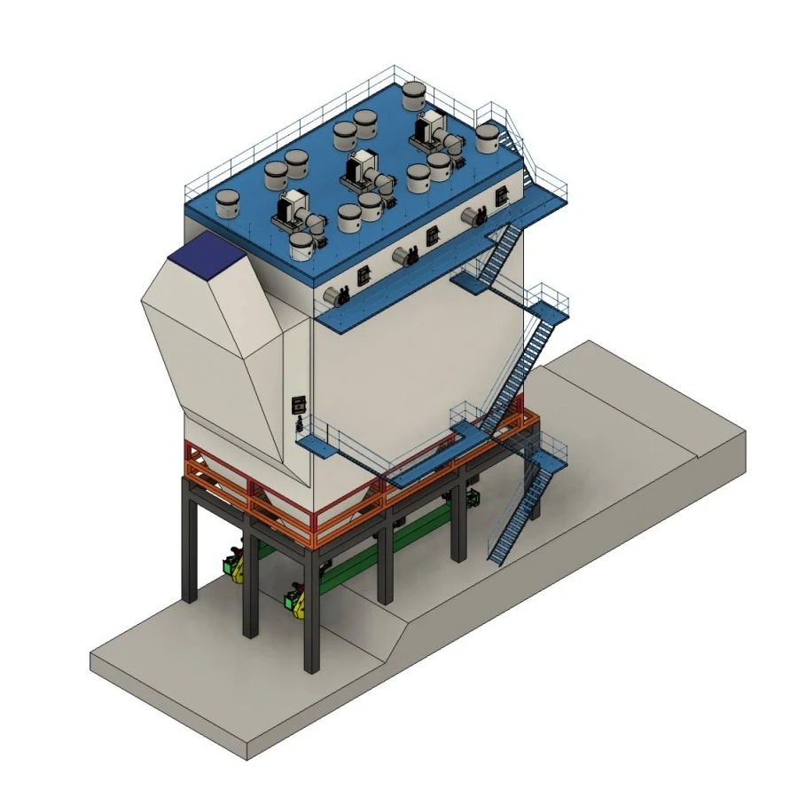 Электрофильтр TTP‐3x3.6‐1x8.0‐10.0‐400