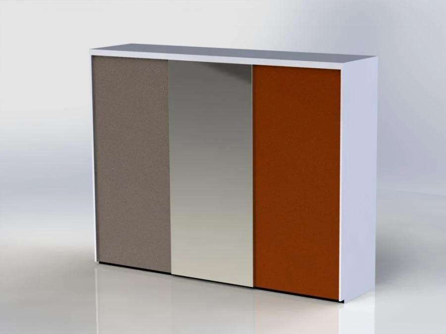 Custom Wooden Built-in Wardrobe