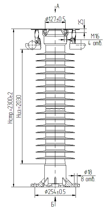 Изолятор ОСК 12,5-20-К071-4 УХЛ1