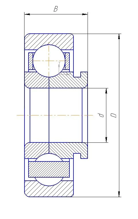 محمل دوار 6-1126964L1UT2-ETU 100/1
