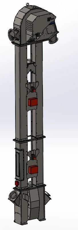 Оцинкованный зерновой элеватор CSE-5