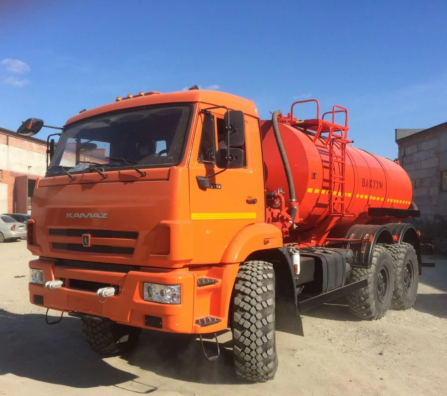 Автоцистерна вакуумная (АВ) на шасси КАМАЗ 43118