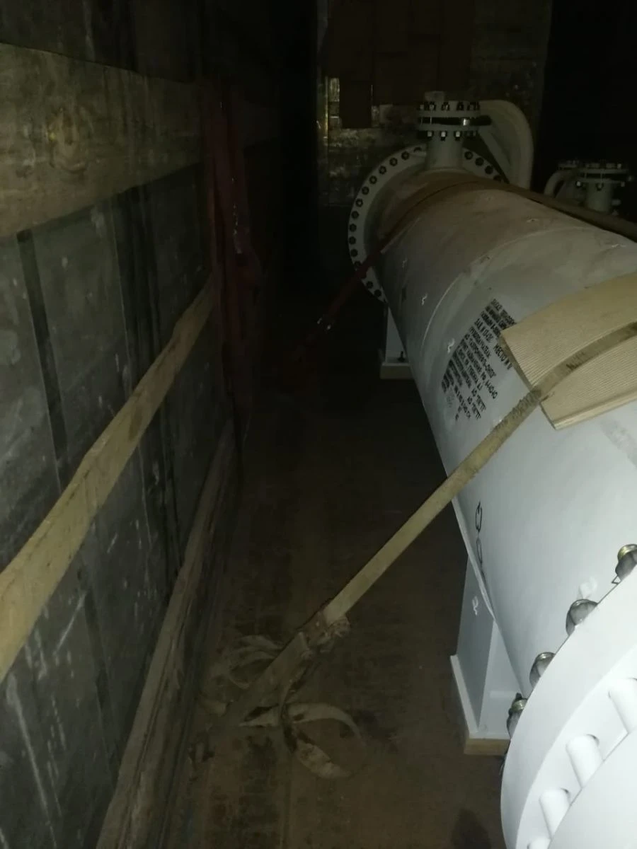 Теплообменник нагрева первичного сырья тяжелым газойлем