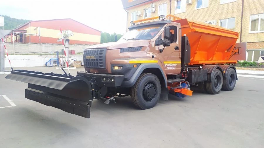 All-Season Combined Road Machine VMKD-2015 7963VC on Ural 55571-60, -62, -72, -74