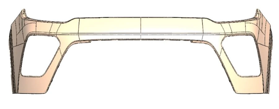 Передний верхний бампер (накладка бампера) SK3 86511-K0000