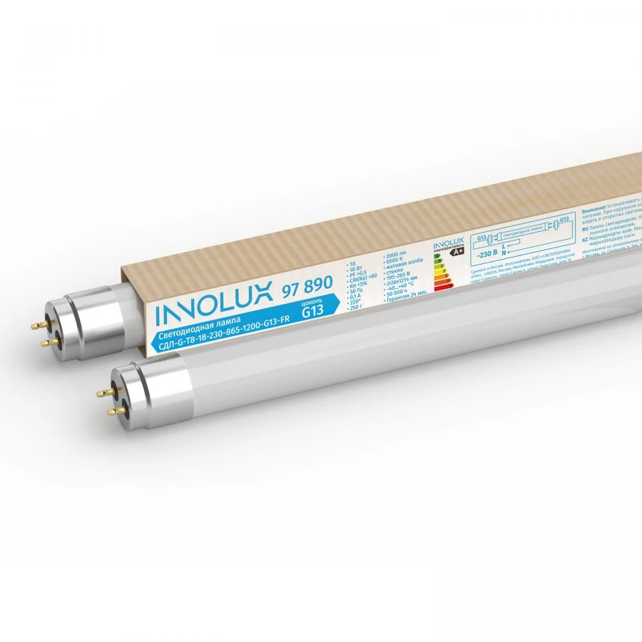 Светодиодная лампа СДЛ-G-Т8-18-230-865-1200-G13-FR INNOLUX