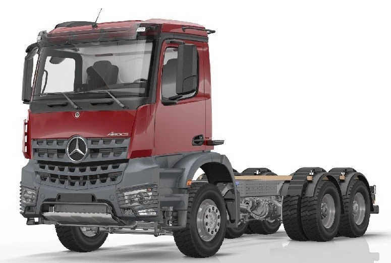 Шасси Mercedes-Benz Arocs 3345 AK с кабиной F1S