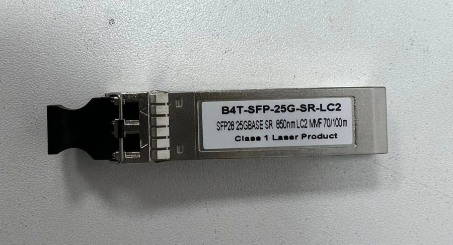 وحدات بصرية B4T-SFP-25G: 25G-SR-LC2، 25G-LR-LC2، 25G-SR-MR-LC2، 25G-LR-MR-LC2