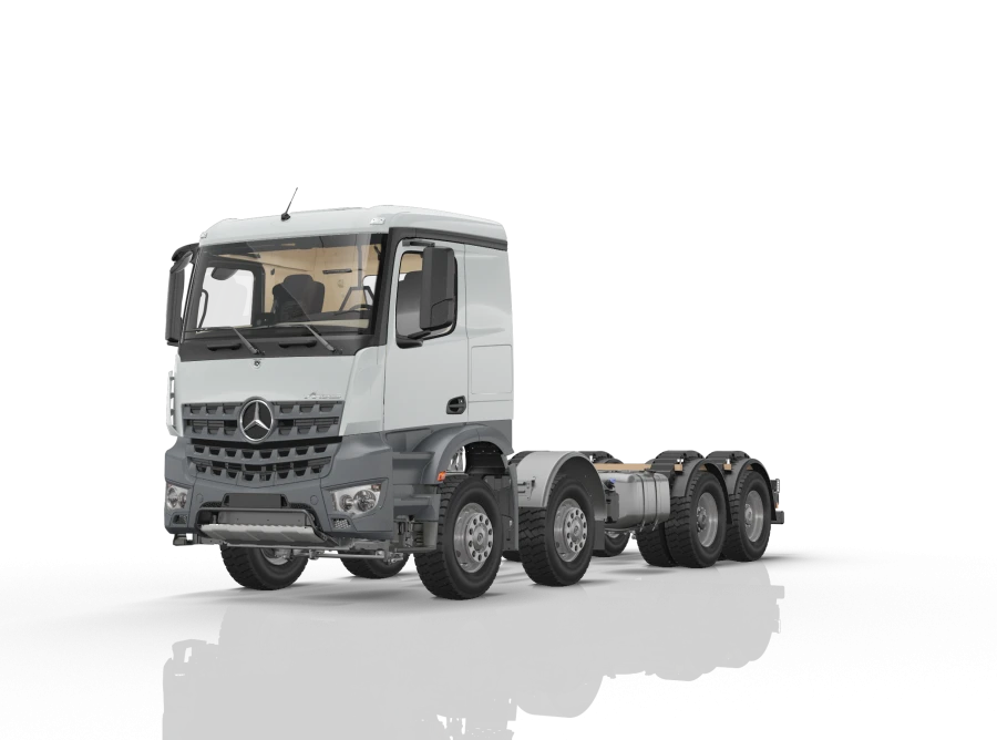 Шасси Mercedes-Benz Arocs 4151 AK с кабиной F1T