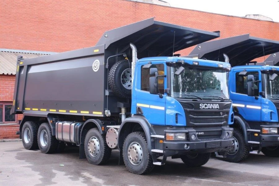 شاحنة التفريغ BCM-51.2F18 مع هيكل تفريغ بسعة 18م³