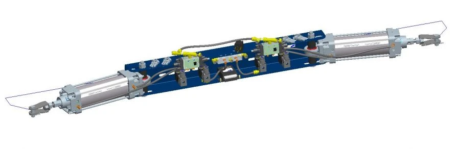 مشغل الباب الهوائي للمركبات 40M2R63/116T1B012
