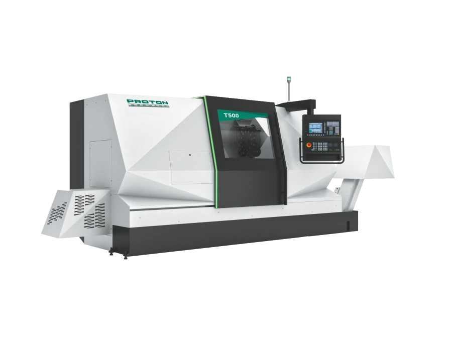 ماكينة CNC للخراطة الأفقية نوع "برتون" موديل T500