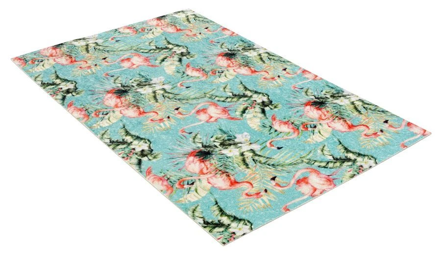 Коврик SHAHINTEX SILK PHOTOPRINT (05) "Фламинго" 50х78