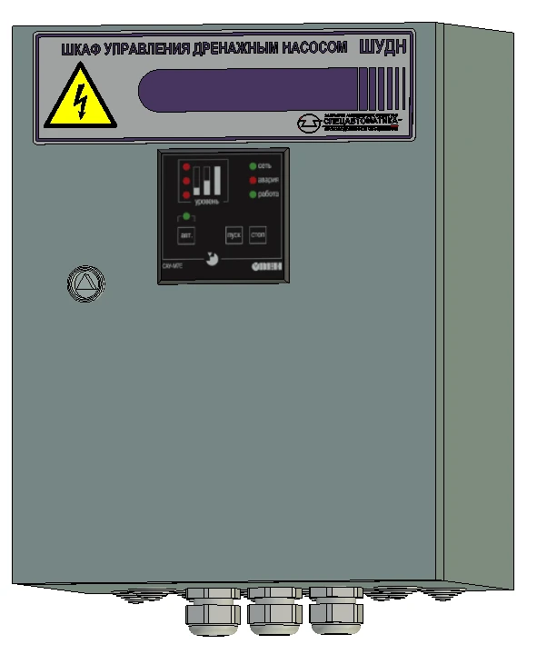 Security and Fire Control Receiver and Controller for Drain Pump SHUDN 1D12(1.5)-Rv-IP54-0 1kW 220V