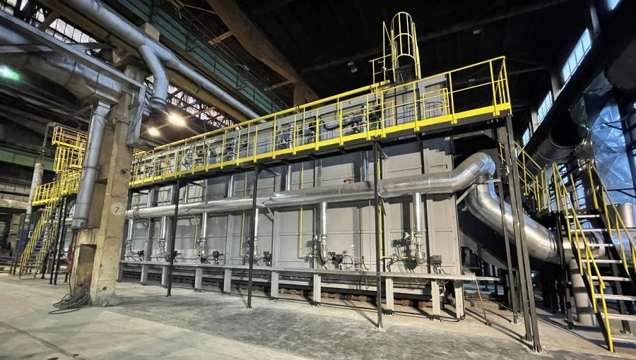 Industrial Gas Furnace with Stationary Floor, UTK
