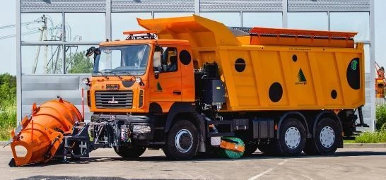 آلة الطرق المشتركة ED600AM3 على قاعدة شاحنة التفريغ MAZ-650126