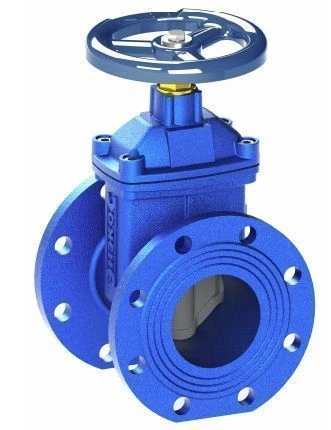 صناديق بوابة وترية مع إسفين مطلي بالمطاط نوع ZKR DN65 PN10/16 مع ملحقات